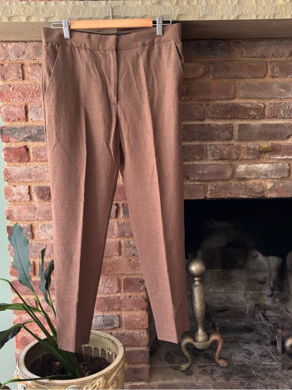 COS Wool Cropped Dress Pants - Classic Straight Fit